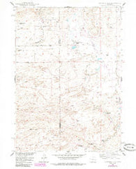 Campbell Hill Wyoming Historical topographic map, 1:24000 scale, 7.5 X 7.5 Minute, Year 1949