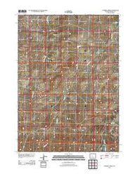 Campbell Ridge Wyoming Historical topographic map, 1:24000 scale, 7.5 X 7.5 Minute, Year 2012