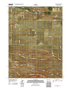Campstool Wyoming Historical topographic map, 1:24000 scale, 7.5 X 7.5 Minute, Year 2010