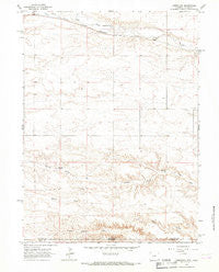Campstool Wyoming Historical topographic map, 1:24000 scale, 7.5 X 7.5 Minute, Year 1963