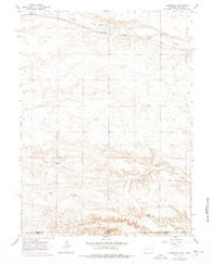 Campstool Wyoming Historical topographic map, 1:24000 scale, 7.5 X 7.5 Minute, Year 1963