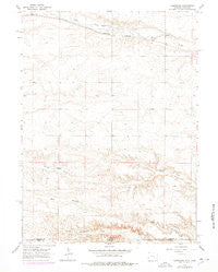 Campstool Wyoming Historical topographic map, 1:24000 scale, 7.5 X 7.5 Minute, Year 1963