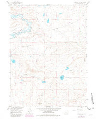 Cannonball Cut Wyoming Historical topographic map, 1:24000 scale, 7.5 X 7.5 Minute, Year 1955