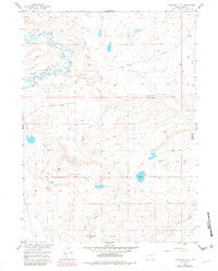 Cannonball Cut Wyoming Historical topographic map, 1:24000 scale, 7.5 X 7.5 Minute, Year 1955