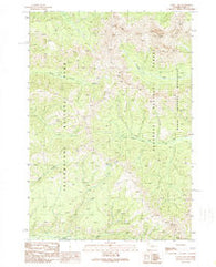 Canoe Lake Wyoming Historical topographic map, 1:24000 scale, 7.5 X 7.5 Minute, Year 1989