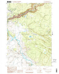 Canyon Village Wyoming Historical topographic map, 1:24000 scale, 7.5 X 7.5 Minute, Year 1986