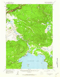 Canyon Village Wyoming Historical topographic map, 1:62500 scale, 15 X 15 Minute, Year 1959