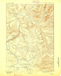 Canyon Wyoming Historical topographic map, 1:125000 scale, 30 X 30 Minute, Year 1886