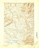Canyon Wyoming Historical topographic map, 1:125000 scale, 30 X 30 Minute, Year 1896