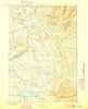 Canyon Wyoming Historical topographic map, 1:125000 scale, 30 X 30 Minute, Year 1901