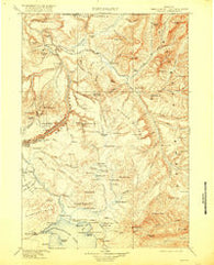 Canyon Wyoming Historical topographic map, 1:125000 scale, 30 X 30 Minute, Year 1911