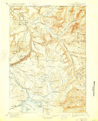 Canyon Wyoming Historical topographic map, 1:125000 scale, 30 X 30 Minute, Year 1911