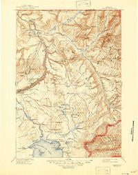 Canyon Wyoming Historical topographic map, 1:125000 scale, 30 X 30 Minute, Year 1911