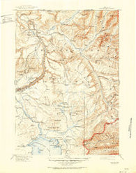 Canyon Wyoming Historical topographic map, 1:125000 scale, 30 X 30 Minute, Year 1911