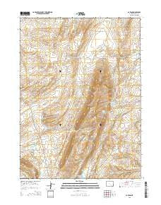 Carbon Wyoming Current topographic map, 1:24000 scale, 7.5 X 7.5 Minute, Year 2015