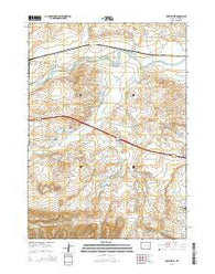Careyhurst Wyoming Current topographic map, 1:24000 scale, 7.5 X 7.5 Minute, Year 2015