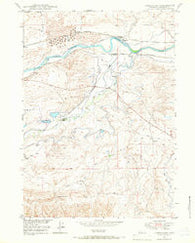 Careyhurst Wyoming Historical topographic map, 1:24000 scale, 7.5 X 7.5 Minute, Year 1949
