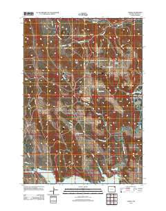 Carlile Wyoming Historical topographic map, 1:24000 scale, 7.5 X 7.5 Minute, Year 2012