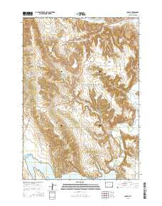 Carlile Wyoming Current topographic map, 1:24000 scale, 7.5 X 7.5 Minute, Year 2015