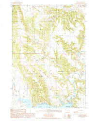 Carlile Wyoming Historical topographic map, 1:24000 scale, 7.5 X 7.5 Minute, Year 1984
