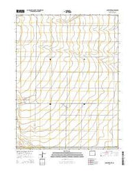 Carpenter Wyoming Current topographic map, 1:24000 scale, 7.5 X 7.5 Minute, Year 2015