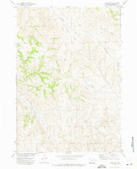 Carr Draw Wyoming Historical topographic map, 1:24000 scale, 7.5 X 7.5 Minute, Year 1972