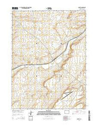 Carter Wyoming Current topographic map, 1:24000 scale, 7.5 X 7.5 Minute, Year 2015