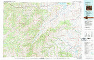 Carter Mountain Wyoming Historical topographic map, 1:100000 scale, 30 X 60 Minute, Year 1980