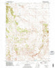 Casebier Hill Wyoming Historical topographic map, 1:24000 scale, 7.5 X 7.5 Minute, Year 1990