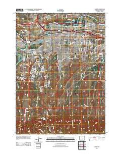 Casper Wyoming Historical topographic map, 1:24000 scale, 7.5 X 7.5 Minute, Year 2012