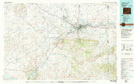 Casper Wyoming Historical topographic map, 1:100000 scale, 30 X 60 Minute, Year 1979