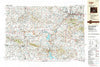 Casper Wyoming Historical topographic map, 1:250000 scale, 1 X 2 Degree, Year 1988