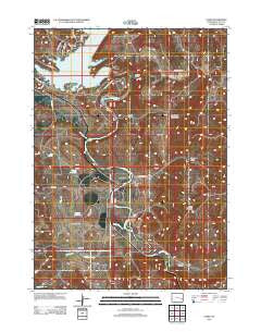 Cassa Wyoming Historical topographic map, 1:24000 scale, 7.5 X 7.5 Minute, Year 2012