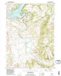 Cassa Wyoming Historical topographic map, 1:24000 scale, 7.5 X 7.5 Minute, Year 1990