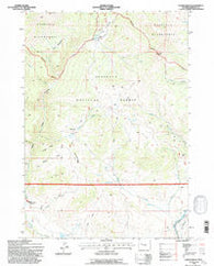 Castle Rock Wyoming Historical topographic map, 1:24000 scale, 7.5 X 7.5 Minute, Year 1991