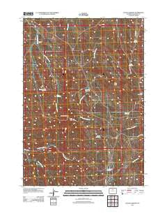 Castle Gardens Wyoming Historical topographic map, 1:24000 scale, 7.5 X 7.5 Minute, Year 2012