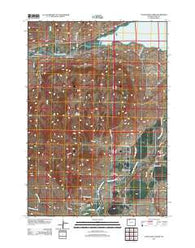 Castle Rock Creek Wyoming Historical topographic map, 1:24000 scale, 7.5 X 7.5 Minute, Year 2012