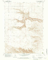 Cattail Ranch NE Wyoming Historical topographic map, 1:24000 scale, 7.5 X 7.5 Minute, Year 1963