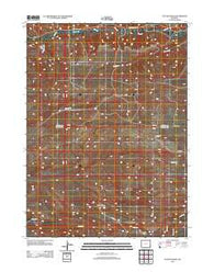 Cattail Ranch Wyoming Historical topographic map, 1:24000 scale, 7.5 X 7.5 Minute, Year 2012