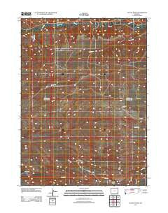 Cattail Ranch Wyoming Historical topographic map, 1:24000 scale, 7.5 X 7.5 Minute, Year 2012