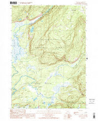 Cave Falls Wyoming Historical topographic map, 1:24000 scale, 7.5 X 7.5 Minute, Year 1989