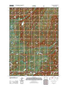 Cave Falls Wyoming Historical topographic map, 1:24000 scale, 7.5 X 7.5 Minute, Year 2012