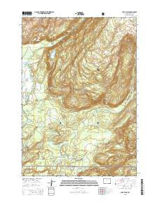 Cave Falls Wyoming Current topographic map, 1:24000 scale, 7.5 X 7.5 Minute, Year 2015