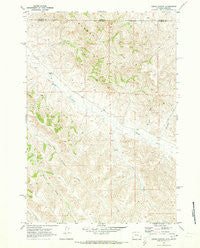 Cedar Canyon Wyoming Historical topographic map, 1:24000 scale, 7.5 X 7.5 Minute, Year 1970
