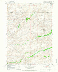 Cedar Hill Wyoming Historical topographic map, 1:24000 scale, 7.5 X 7.5 Minute, Year 1949