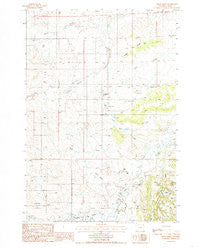 Cedar Ridge Wyoming Historical topographic map, 1:24000 scale, 7.5 X 7.5 Minute, Year 1984
