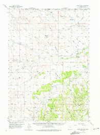Cedar Ridge Wyoming Historical topographic map, 1:62500 scale, 15 X 15 Minute, Year 1957
