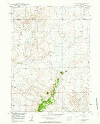 Cedar Top Wyoming Historical topographic map, 1:24000 scale, 7.5 X 7.5 Minute, Year 1949