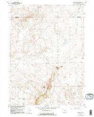 Cedar Top Wyoming Historical topographic map, 1:24000 scale, 7.5 X 7.5 Minute, Year 1949