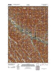 Cedar Canyon Wyoming Historical topographic map, 1:24000 scale, 7.5 X 7.5 Minute, Year 2011